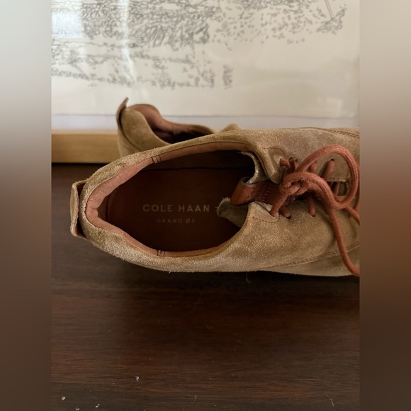 Cole Haan Grand OS Horizon Oxford II Brown Suede Shoes C26363 Men’s Size 9M - Picture 6 of 8